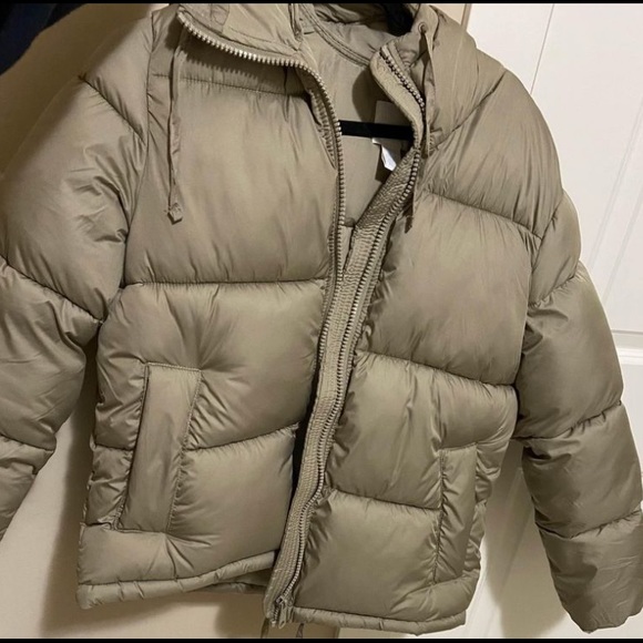 Taupe puffer jacket - Picture 5 of 5